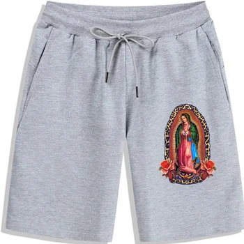 Meeste lühikesed Püksid Our Lady Of Guadalupe lahe Loovust Hip-Hop lahe meeste Suvel lahe Street Puuvill Mehed trükkimine Mood trükkimine co