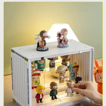 L Pime Kast Ladustamise Vitriin Display Box Lego Käsitsi Valmistatud Konteiner Kapp Akrüül