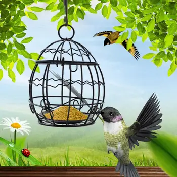 Veekindel Bird Feeder Bird Feeder Vastupidav Rippuvad Lindude Toitjad Lihtne-to-use Trahvi Viimistletud Väljas Aed Kodu