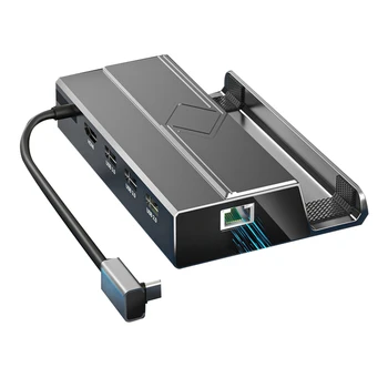 Tüüp C Nvme Hub Ssd Teki Docking Station USB K 4K 60Hz jaoks Korrus Dokk Accessorie