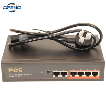 6 10 18 Sadamate PoE Switch Ethernet Gigabit POE Switch 100/1000M Fiiberoptiline Võrk jaoks Intelbras/Wifi Ruuter/IP Kaamera/ Wireless AP
