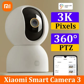 Xiaomi Mi Kodus Kaamera 360 3K PTZ Smart WiFi CCTV Beebi Turvalisus IP-Kaamera, Video Valve, Veebikaamera Ultra Täielik Värvi Öise Nägemise