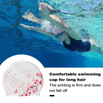 Räni Veekindel Ujumine Beanie Müts Pehme Elastne Non-slip Disain Naised Mehed Kaitsta Kõrvad Kuivad Juuksed Ujuda Mütsid Tarvikud
