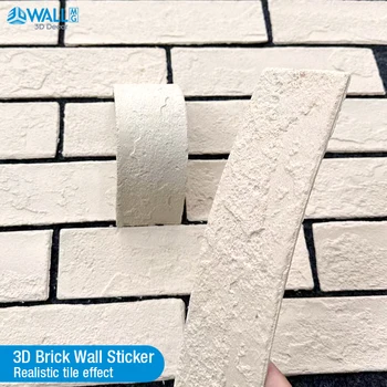 3D telliskivi seina kleebis plaat 3D wall decor veekindel kivi plaat keraamiline mosaiik TV taust seina magamistuba, köök kodus seina decor