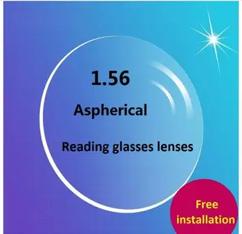 G2106 1.56 Aspherical Brändi presbyopic luup, prillid, prillid lugemise läätsed silmad Rohelised optilised retsepti läätsed