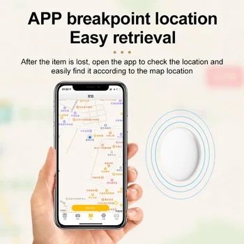 Mini GPS Tracker Bluetooth 4.0 Smart Locator jaoks AirTag Smart Anti-Kaotatud Seadme GPS-Lokaator Mobiil Võtmed Pet Lapsed Finder Apple