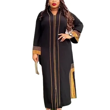 Pluss Suurus Elegantne Aafrika Kleidid Boubou Abayas Rüü Naistele, Moslemi Sifonki Dashiki Ankara Partei Komplekt Kleit seal kaftan Maxi Kleit