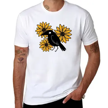 Uus Vares ja Päike Lilled T-Särk naljakas t-särgi custom t-särgid kujundada oma tavaline t-särk tavaline valge t-särgid meestele