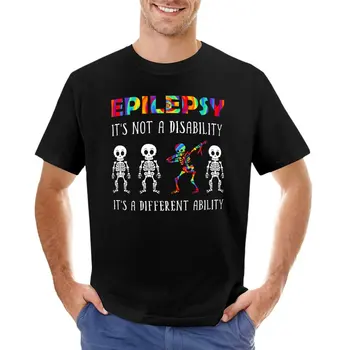 Epilepsia see ei ole puue, see on erinev võime T-Särk graafiline t-särgid Lühike t-särk, meeste riided