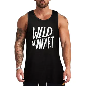 Uus Wild at Heart x Must ja Valge Tank Top jõusaali riideid inimesele, suvel riided, Meeste riided, jõusaal särk mees