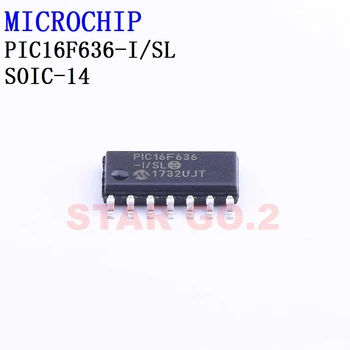 5PCSx PIC16F636-I/SL SOIC-14 MIKROKIIP Mikrokontrolleri