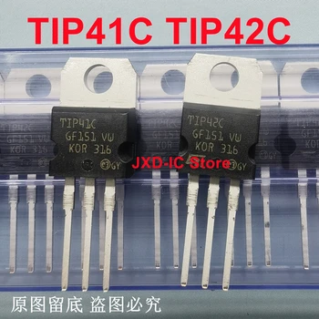 50TK Palju Reaalne Originaal Uus TIP41C TIP42C TlP41C TlP42C TIP41 TIP42 Darlington Power Transistor Toru 6A 100V 100TK