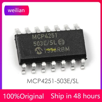 1-100 TK MCP4251-503E/SL Pakett SOP-14 MCP4251-503 andmekogumis-Digitaalne Potentsiomeeter IC Chip Brand New Originaal