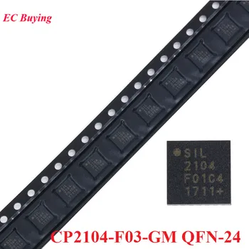 CP2104 CP2104-F03-GM CP2104-F03 QFN-24 Bridge USB to UART Kiip Töötleja IC-Uus Originaal