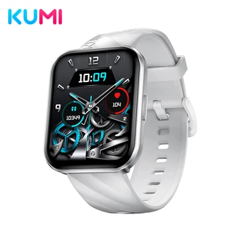 Uus KUMI KU6 Meta Smart Watch 1.96 tolline 100+Peen Dial koos Kompass, Bluetooth Kõne Liveness Avastamise IP68 Veekindel