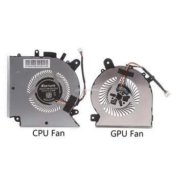 CPU/GPU Fan Laptop cooling Fan 5V 1.0 4-pin 4-juhtmeline OEM MSI GF66 GF76 11SC 11UC 11UD 11UE 11U Sülearvuti Osa