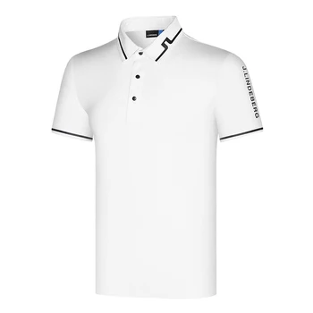 Uus Golf Jersey Meeste Lühikese Varrukaga T-särk Suvel Higi-imav Hingav Väljas Sport Polo Särk Jersey Kiiresti Kuivav Särk