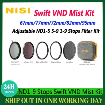 Nisi Kiire VND Udu Kit Süsteem Adsorbable Ring Filter Set Reguleeritav ND1-5 5-9 1-9 Peatub Must Udu UV-IR Cut Set Filter Kit