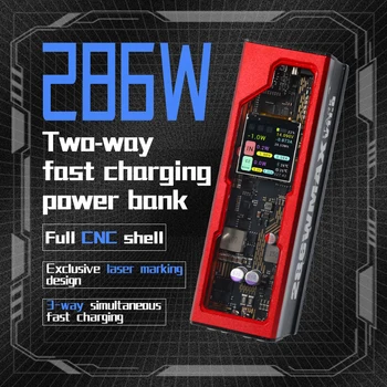 286W SM 150W Reguleeritav 40000mah Uuendada Alumiiniumist Kest Punk HD Intelligentne Suure Ekraaniga Telefoni, Sülearvuti, Kiire Laadimine Power Bank