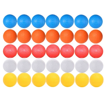 35pcs Indoor Golf Pallid Praktiline Plastikust Golf Palli Kiik Tava