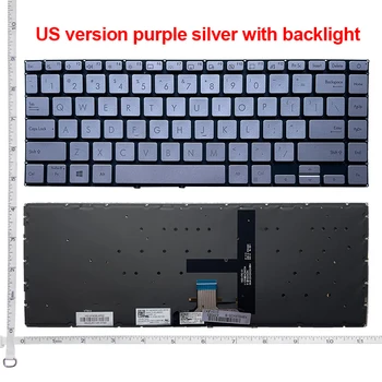 USA sülearvuti klaviatuur ASUS ASUS Zenbook UX435 UX435E UX435EA UX435EG U4800 U4800EGL taustavalgustusega 210FUS00