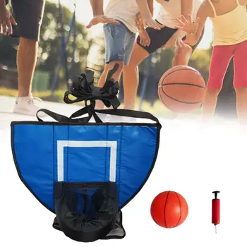 1Set Korvpalli Hoop Veekindel Premium Batuut Korvpalli Hoop Kit Lihtne paigaldada Mini Ball Pump Lõbus Mänguasi Vanuses