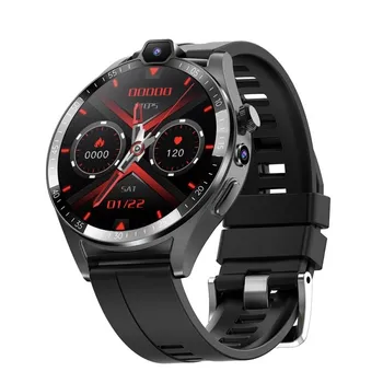 Uus KOM4 4G LTE Smart Watch Mehed 4GB 64GB Android 9.1 GPS 1.43