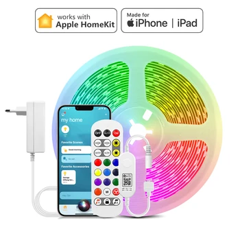 Homekit WiFi Smart LED Valgus RGB App Kontrolli LED Tuled Töötavad Apple ' i Kodu Siri, Hääl tira led-30pcs/m