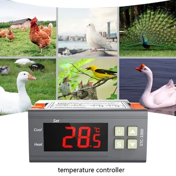 Celsiuse järgi Termostaat Digitaalne Kütte-Jahutuse Temperatuuri Kontroller NTC Sond Asendaja STC-1000 AC110-220V