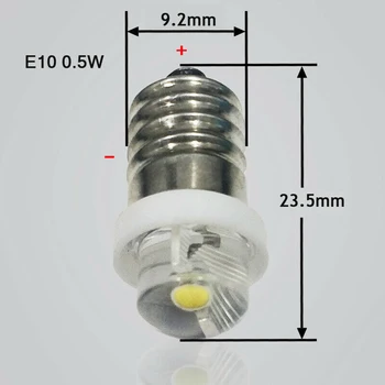 Taskulamp Lamp 6000K Tarvikud 0,5 W Muru+Metall Laterna Tõrvik Asendamine Hõbe Valge LED Vastupidav Kõrge Kvaliteediga