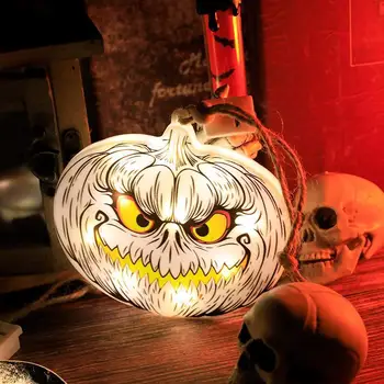 Halloween Deemon Kolju Vaim Kõrvits LED Lamp Õudus Atmosfääri Rippuvad Ripats Kerge Halloween Päev Ghost Festival Pool Decor