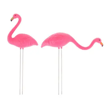 Flamingo Aed Kaalul Õue Ornament Kuju Kujukeste Aksessuaarid Koju Koogid Torukübar