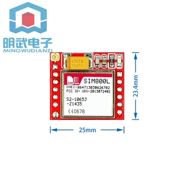 SIM800L GPRS-Moodul Adapter Juhatuse GSM MicroSIM Kaardi Core Board